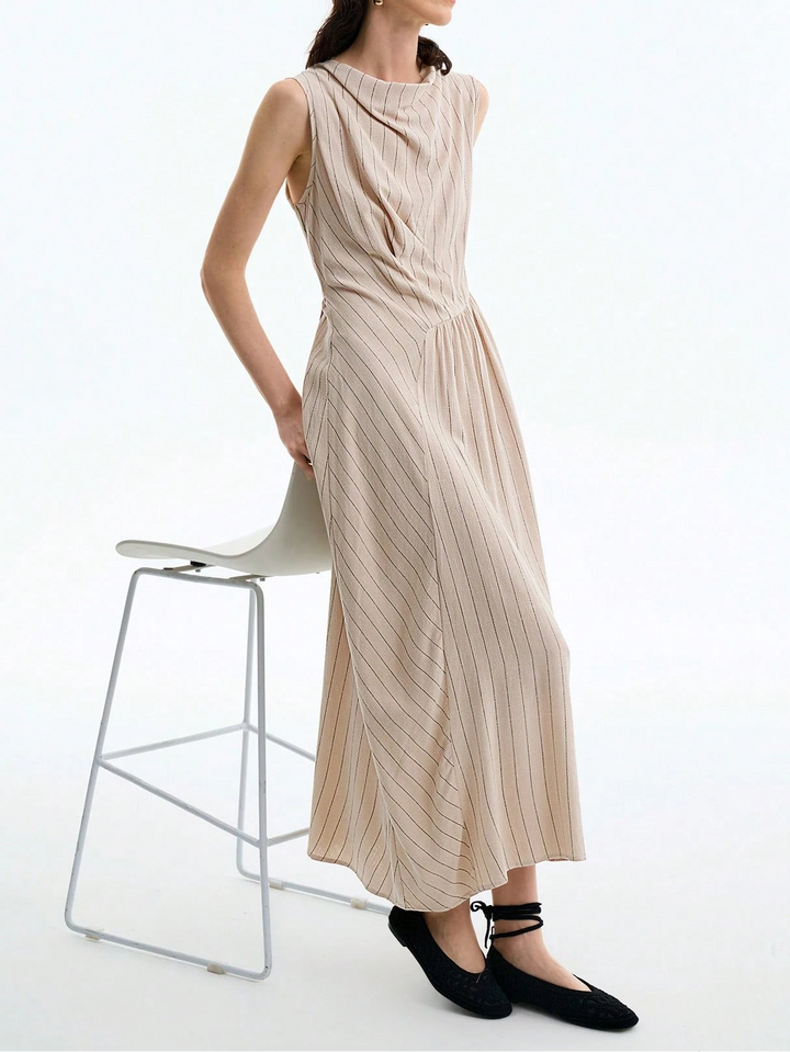 SHEIN maxi ruha, krémszínű