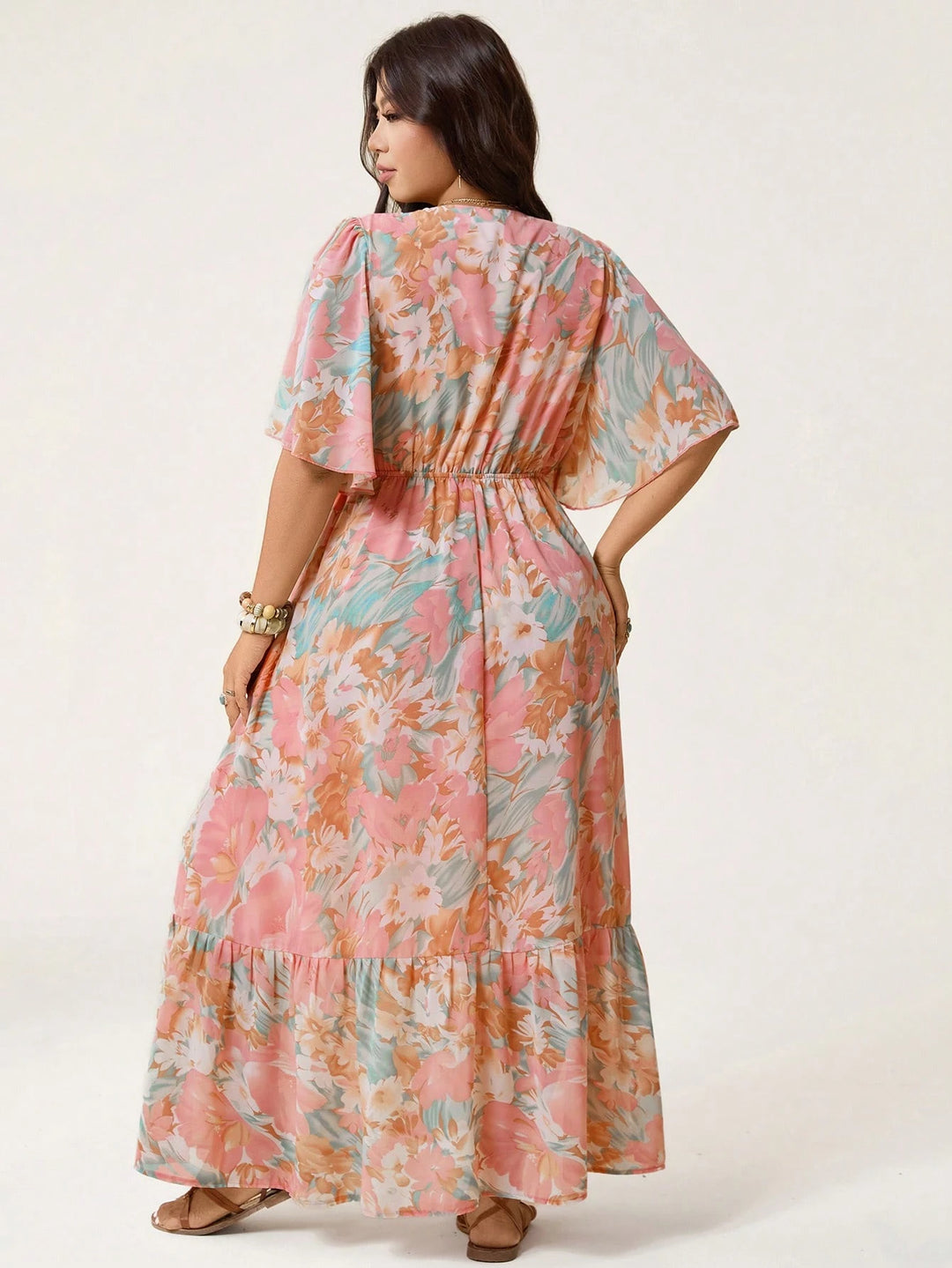 Rochie maxi SHEIN, mix culori