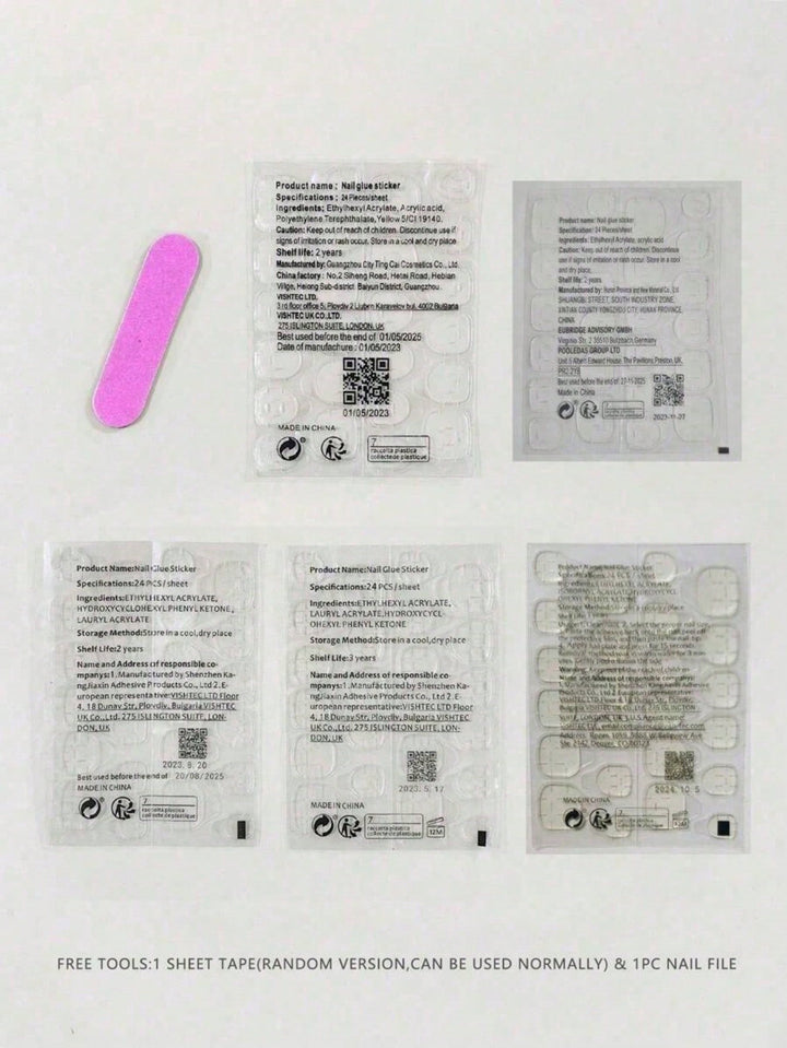 Set unghii false SHEIN, turcoaz