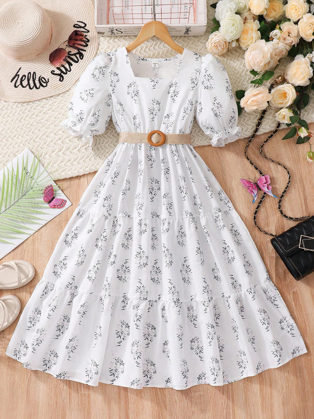 Rochie Shein, alb