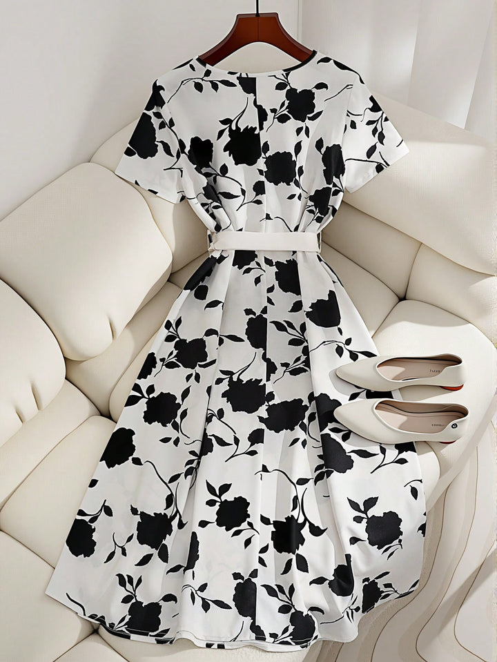 Rochie maxi SHEIN, mix culori