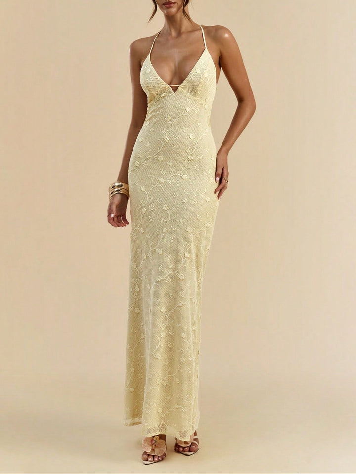 Rochie maxi Shein, galben