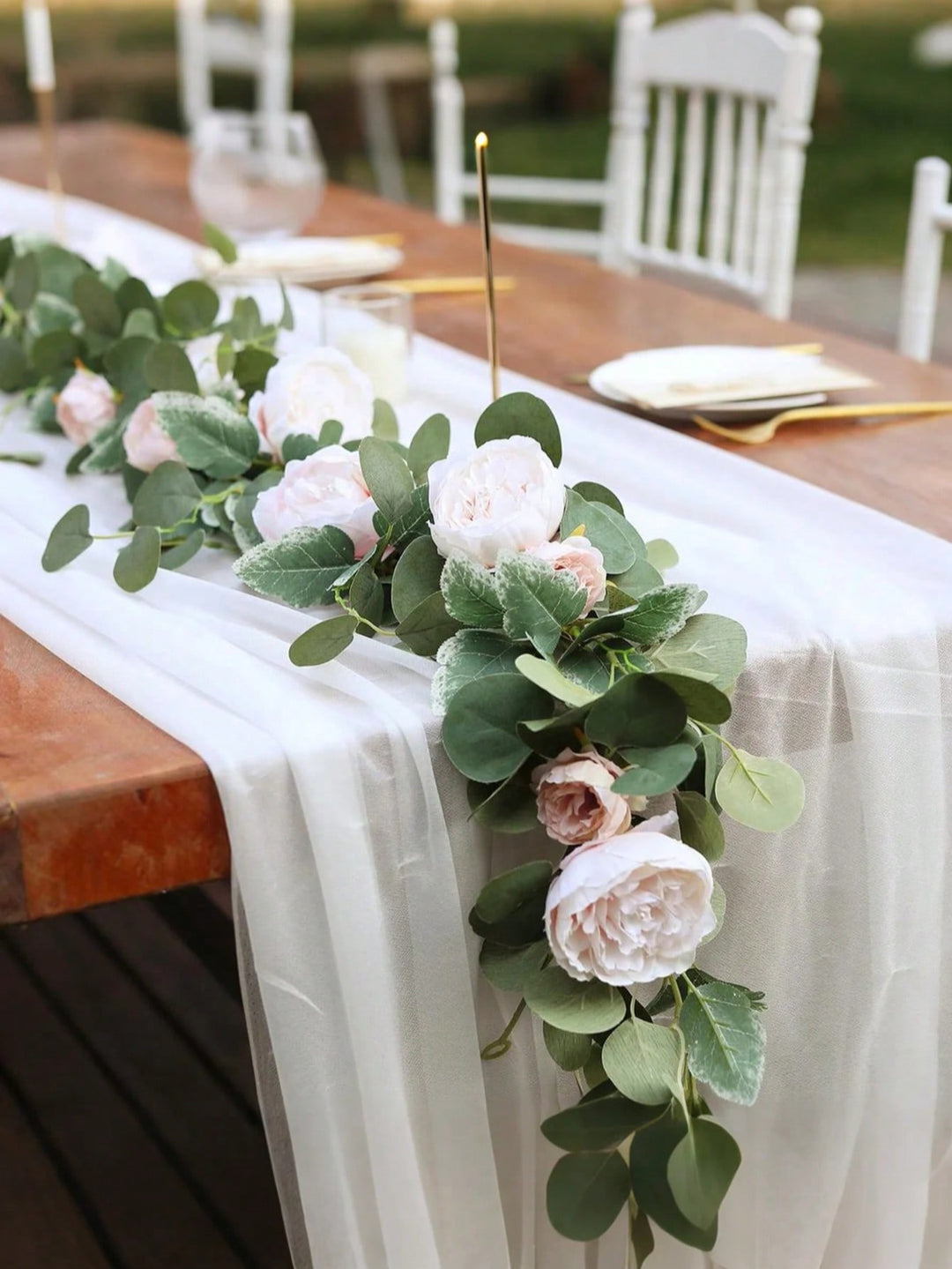 Floari artificiale SHEIN, mix culori