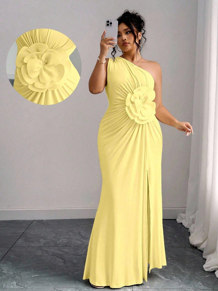Rochie maxi SHEIN, galben