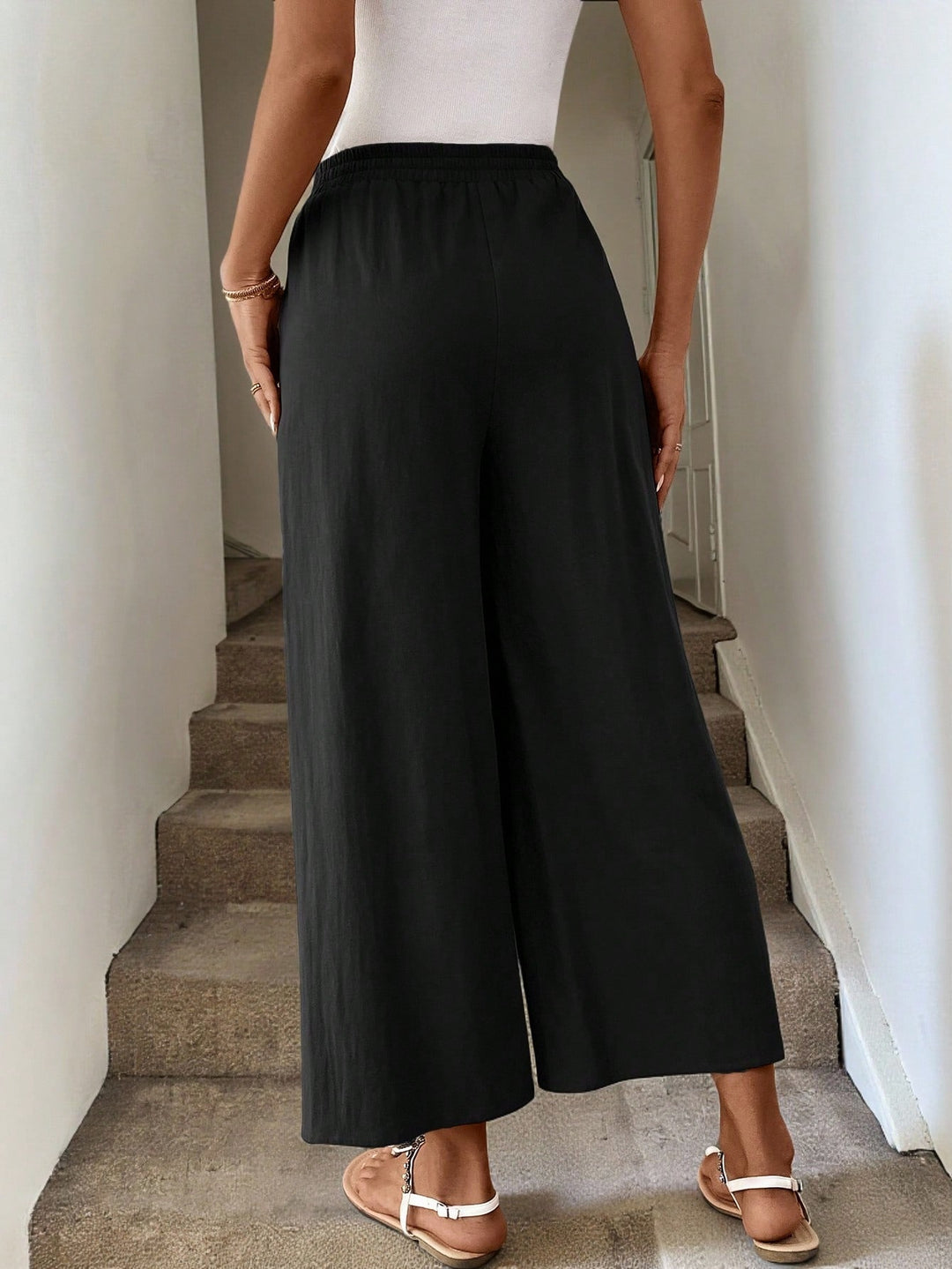 Pantaloni SHEIN, negru