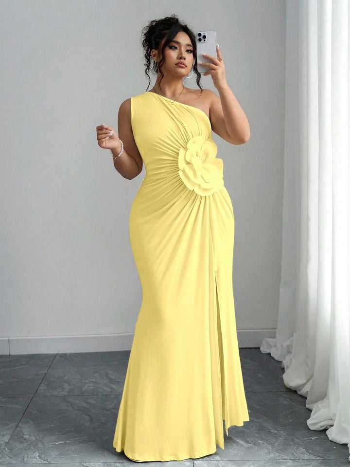Rochie maxi SHEIN, galben
