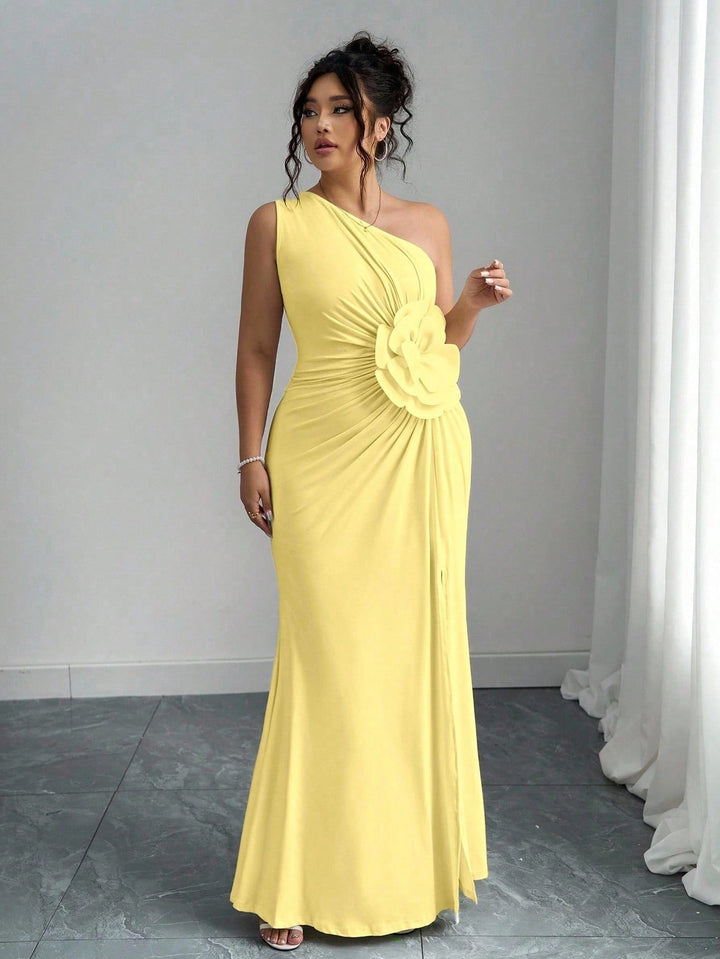 Rochie maxi SHEIN, galben