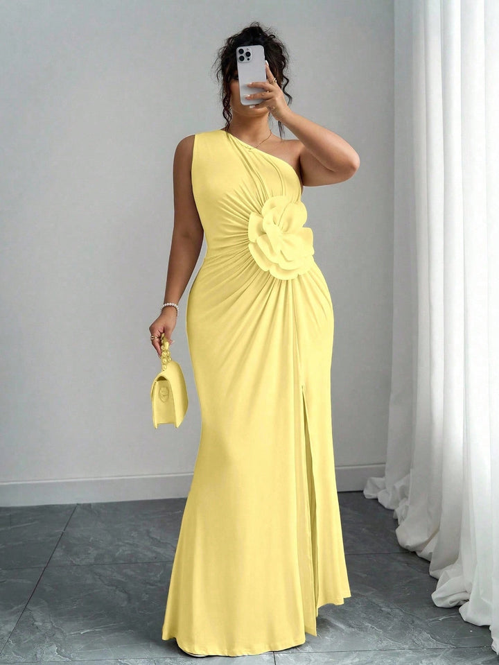 Rochie maxi SHEIN, galben