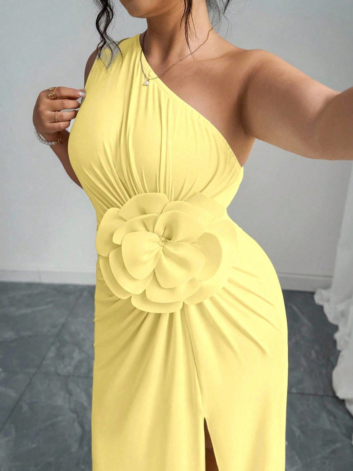 Rochie maxi SHEIN, galben