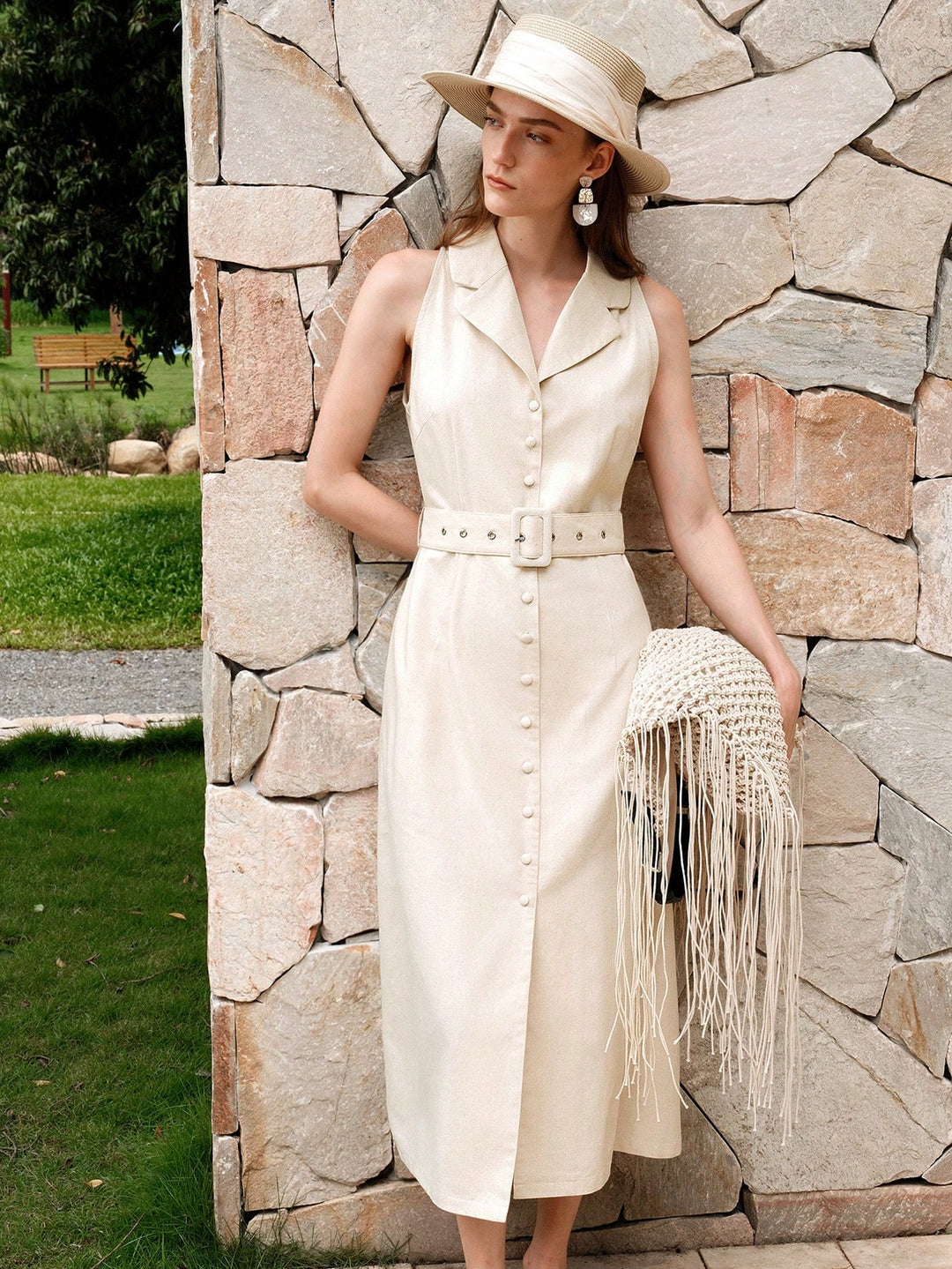 Rochie maxi SHEIN, portocaliu