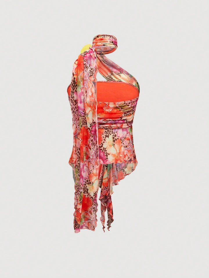Top Romwe by Shein, mix culori