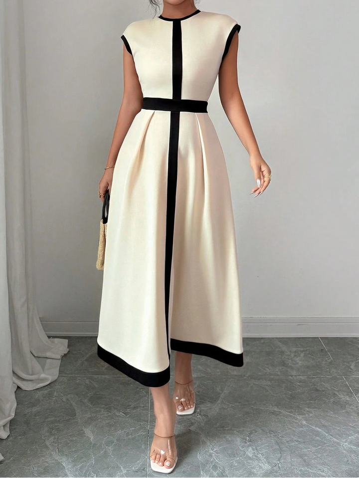 Rochie maxi SHEIN, crem