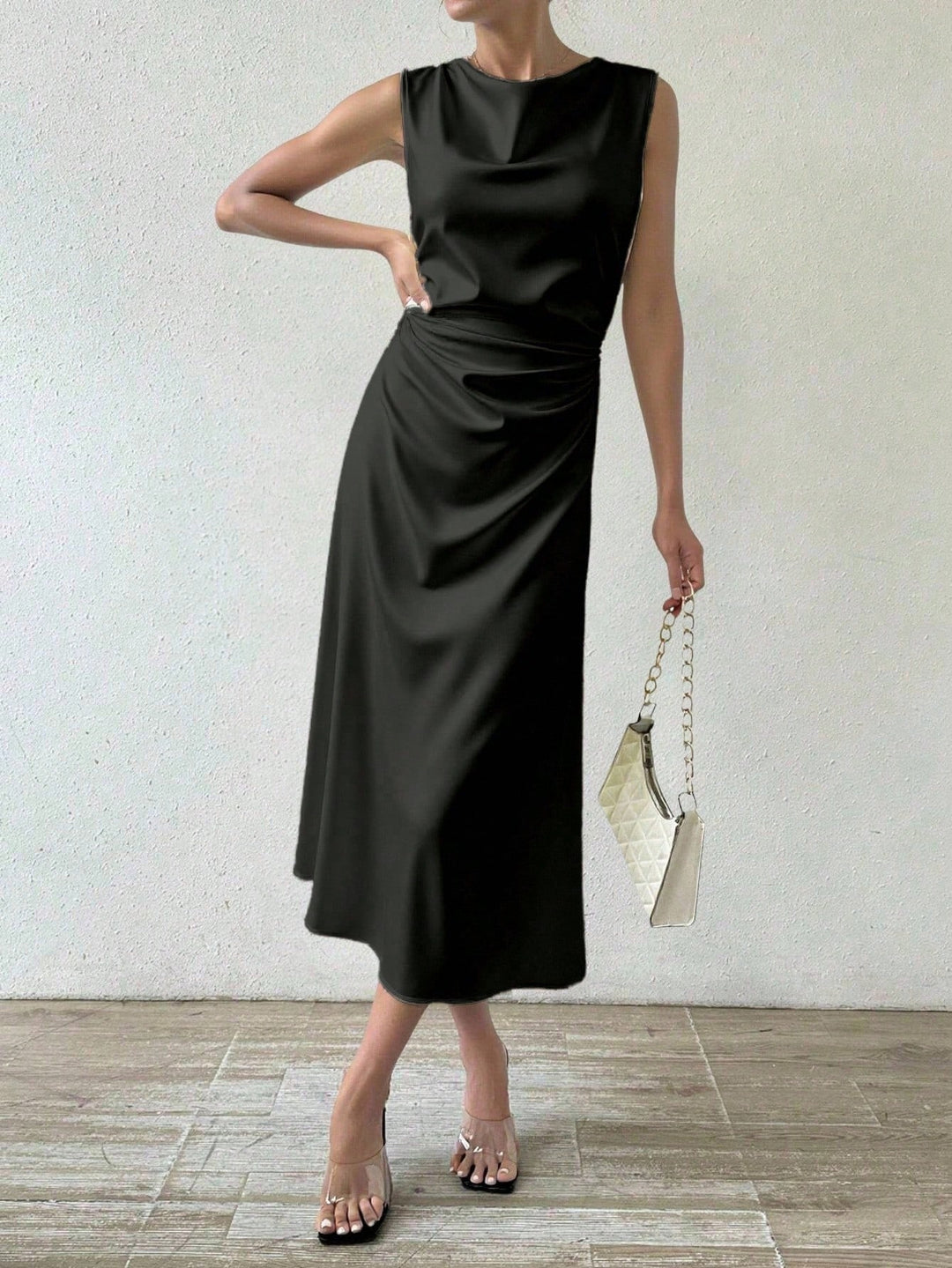 Rochie maxi SHEIN, negru
