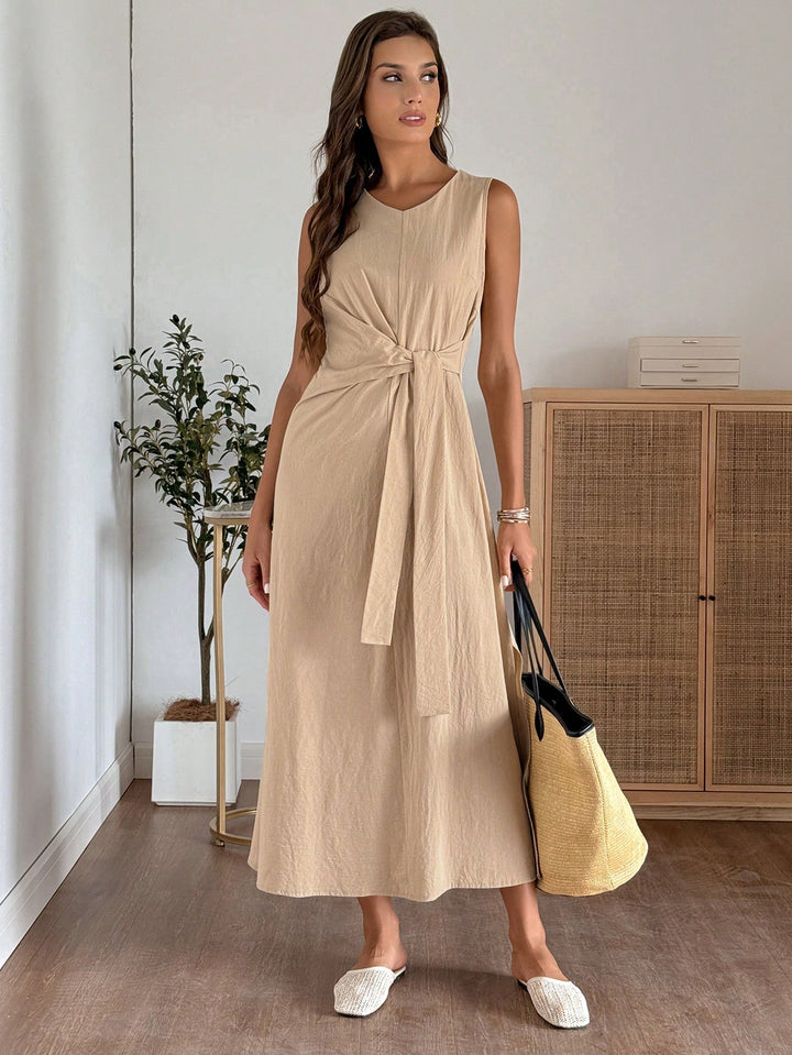 Rochie maxi SHEIN, kaki