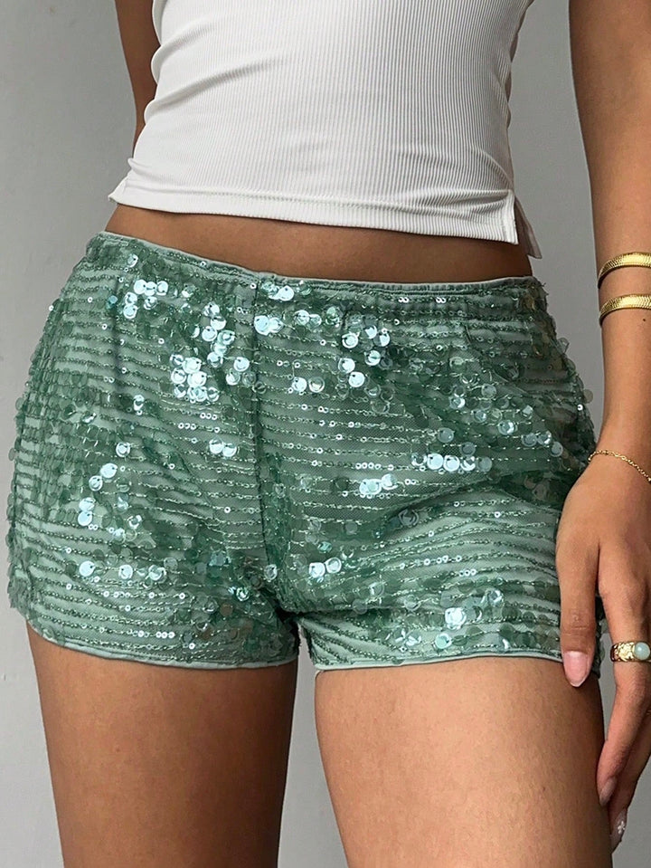 Pantaloni scurți SHEIN, verde