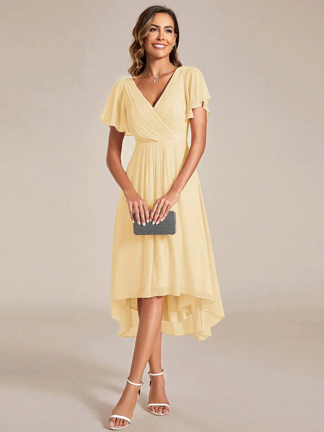 Rochie midi SHEIN, galben
