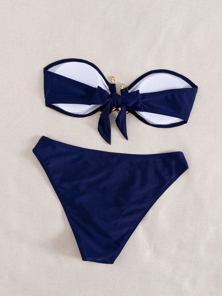 Set bikini SHEIN, albastru