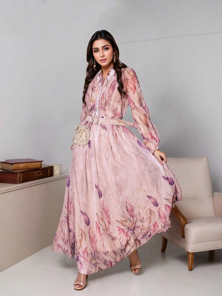 Rochie maxi SHEIN, roz