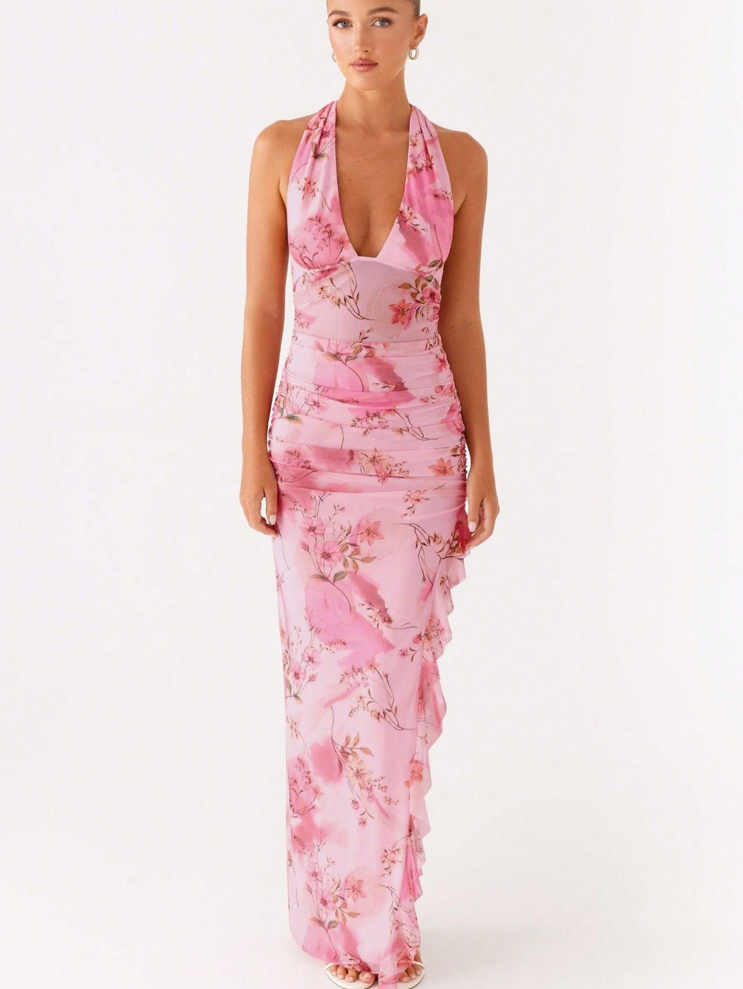 Rochie maxi SHEIN, roz