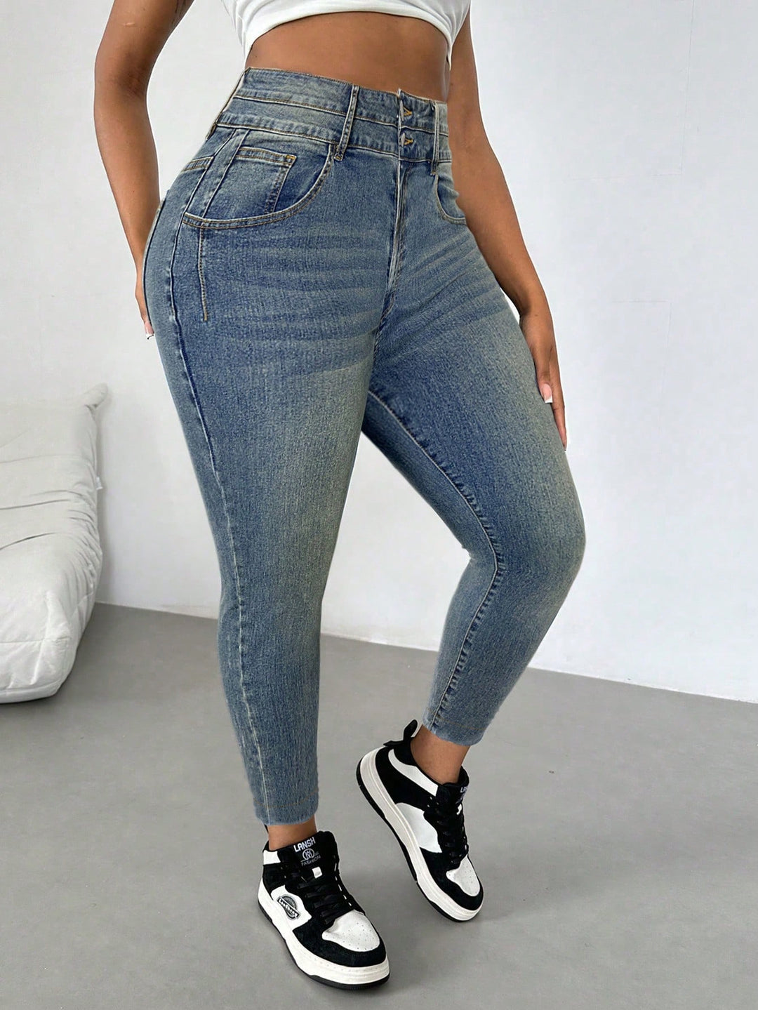 Jeans SHEIN, albastru