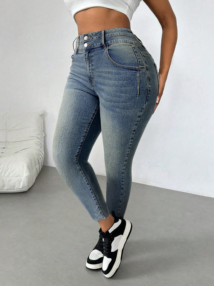 Jeans SHEIN, albastru