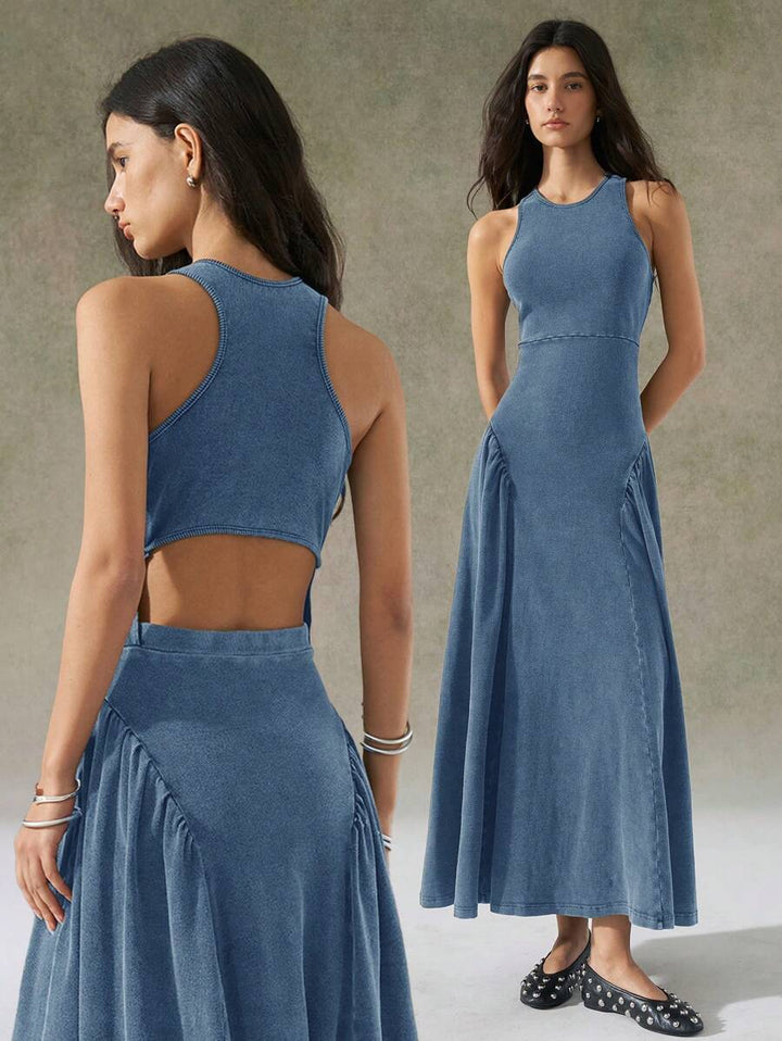 Rochie maxi SHEIN, albastru