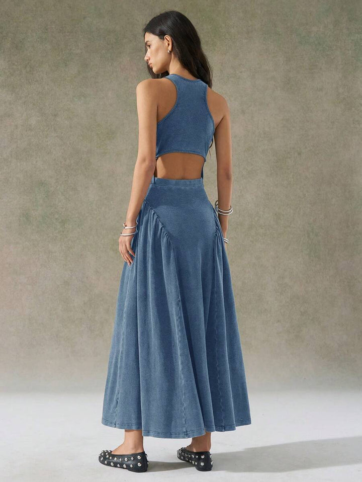 Rochie maxi SHEIN, albastru