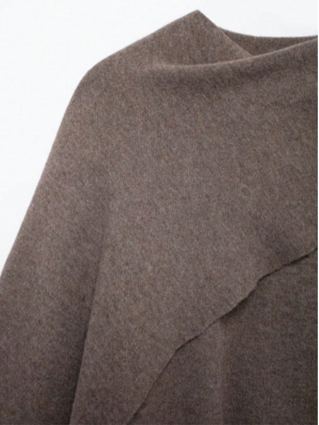 Cardigan tricotat SHEIN, maro