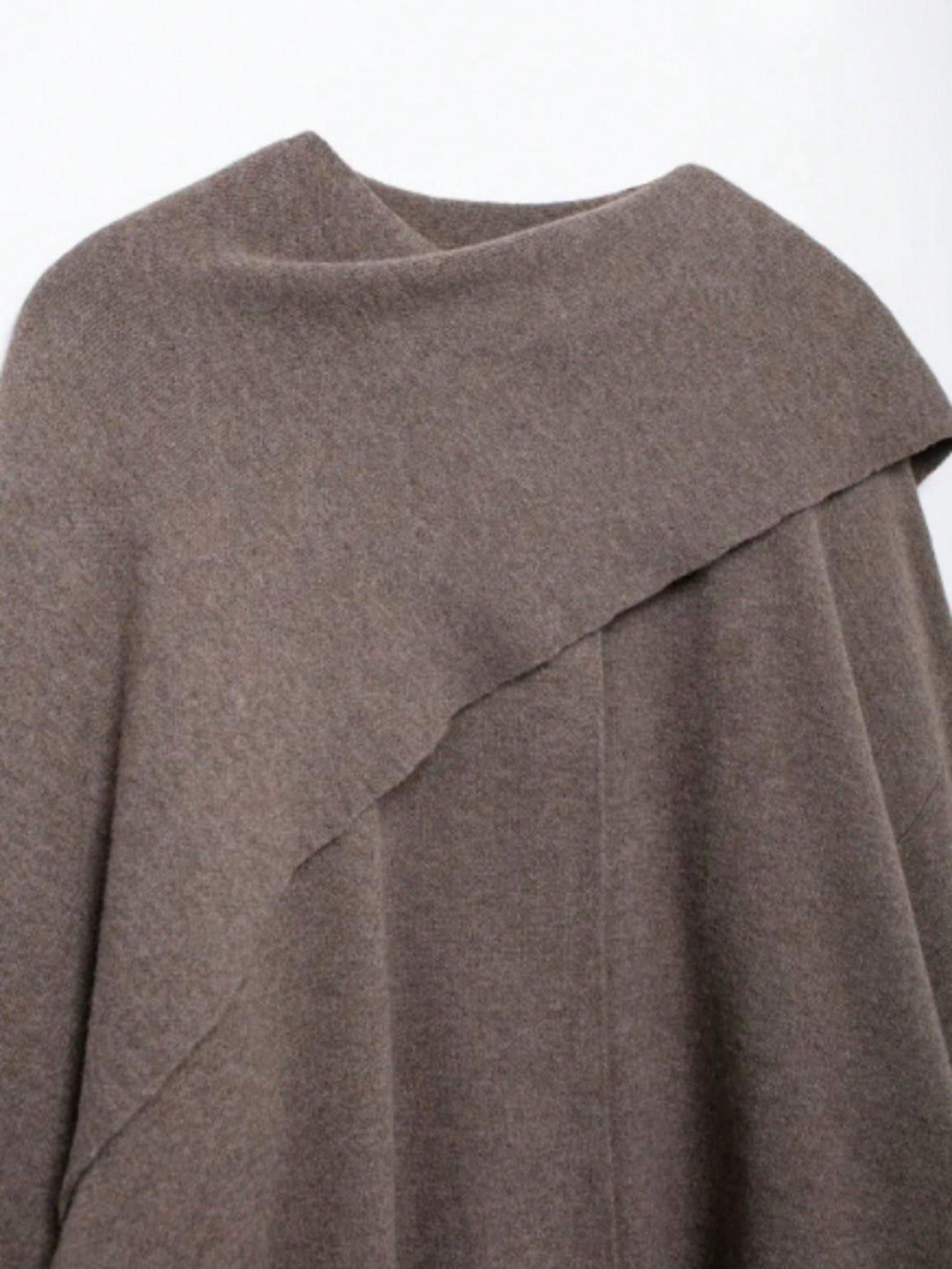 Cardigan tricotat SHEIN, maro
