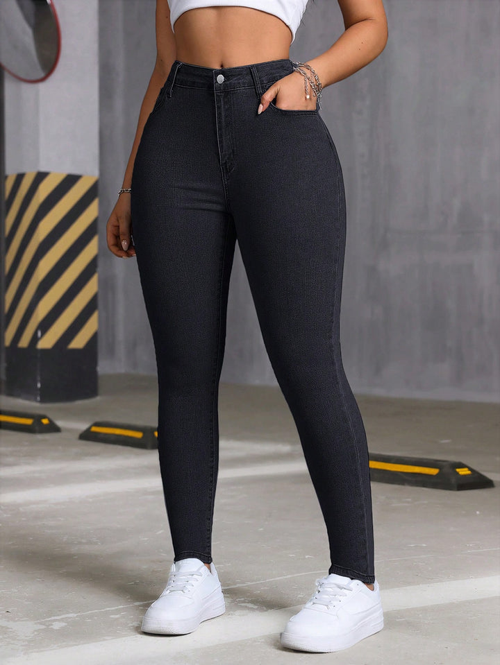 Jeans SHEIN, negru