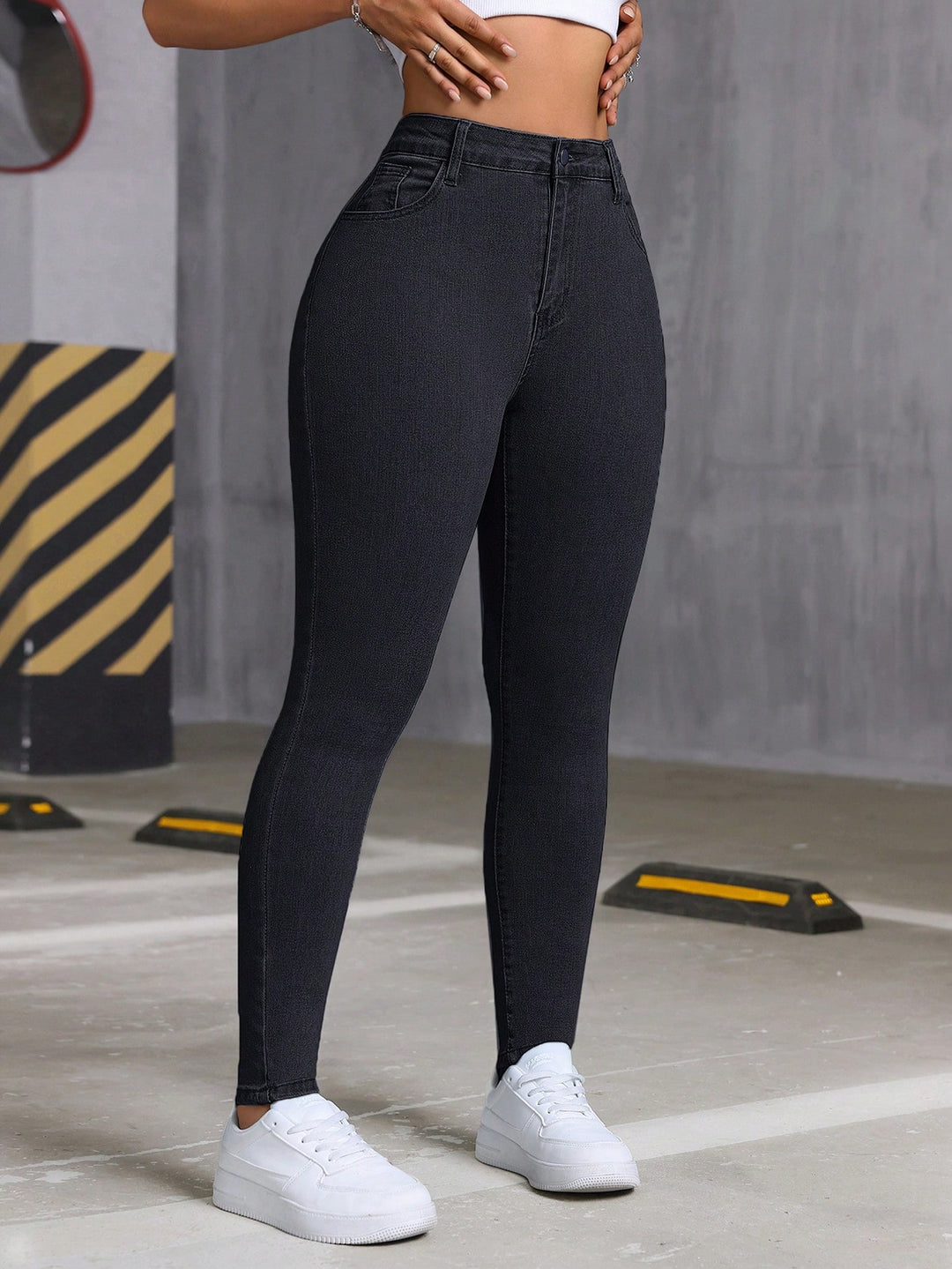 Jeans SHEIN, negru