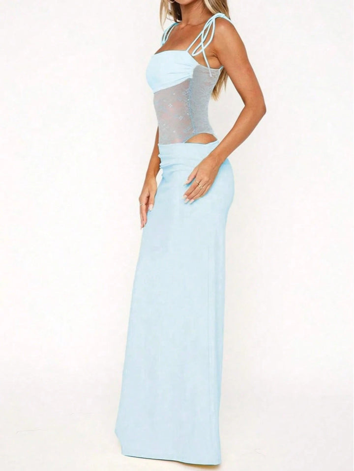 Rochie maxi SHEIN, albastru