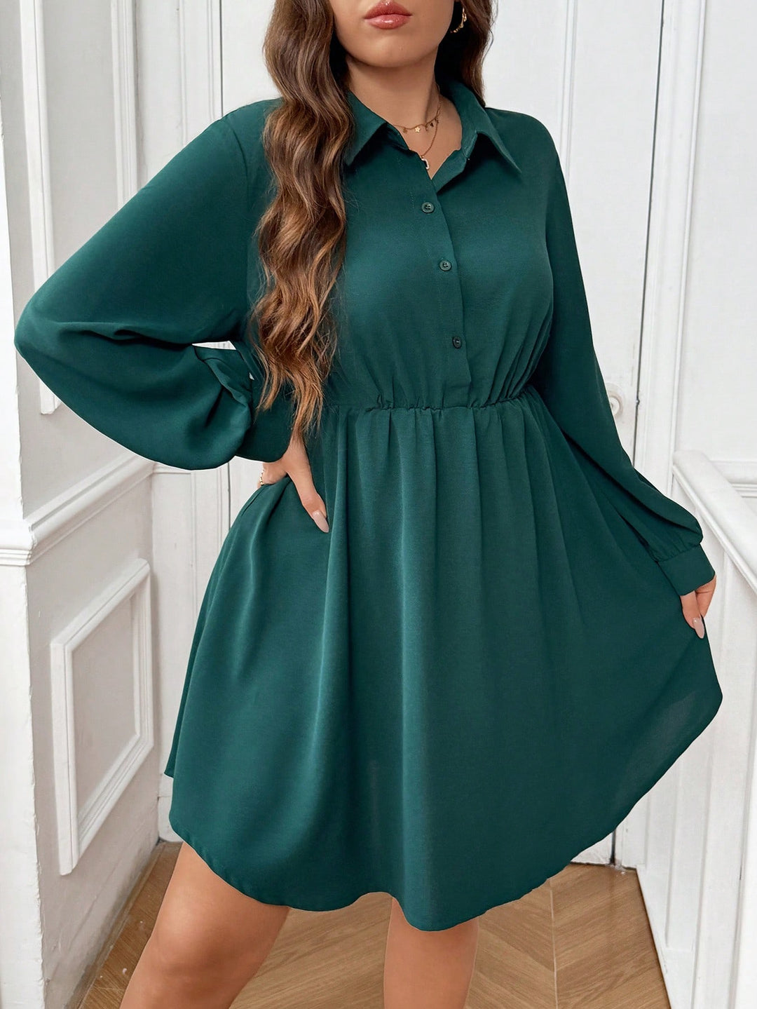 Rochie SHEIN, verde