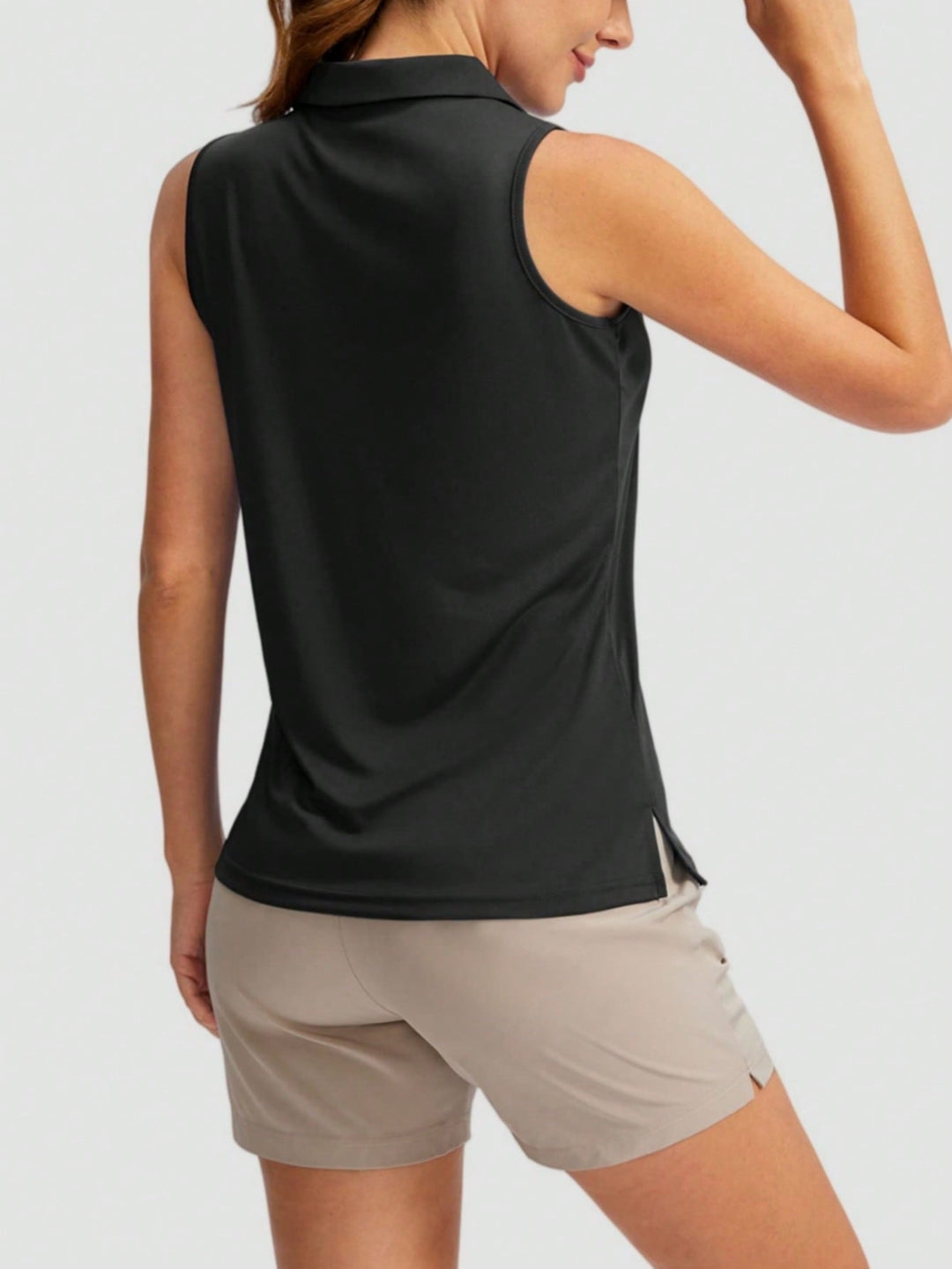 Top sport pentru tenis SHEIN, negru