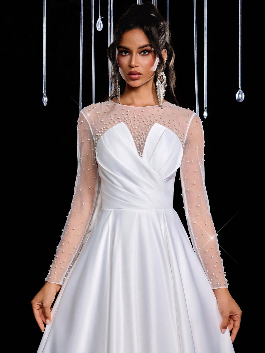 Rochie de mireasă SHEIN, bej