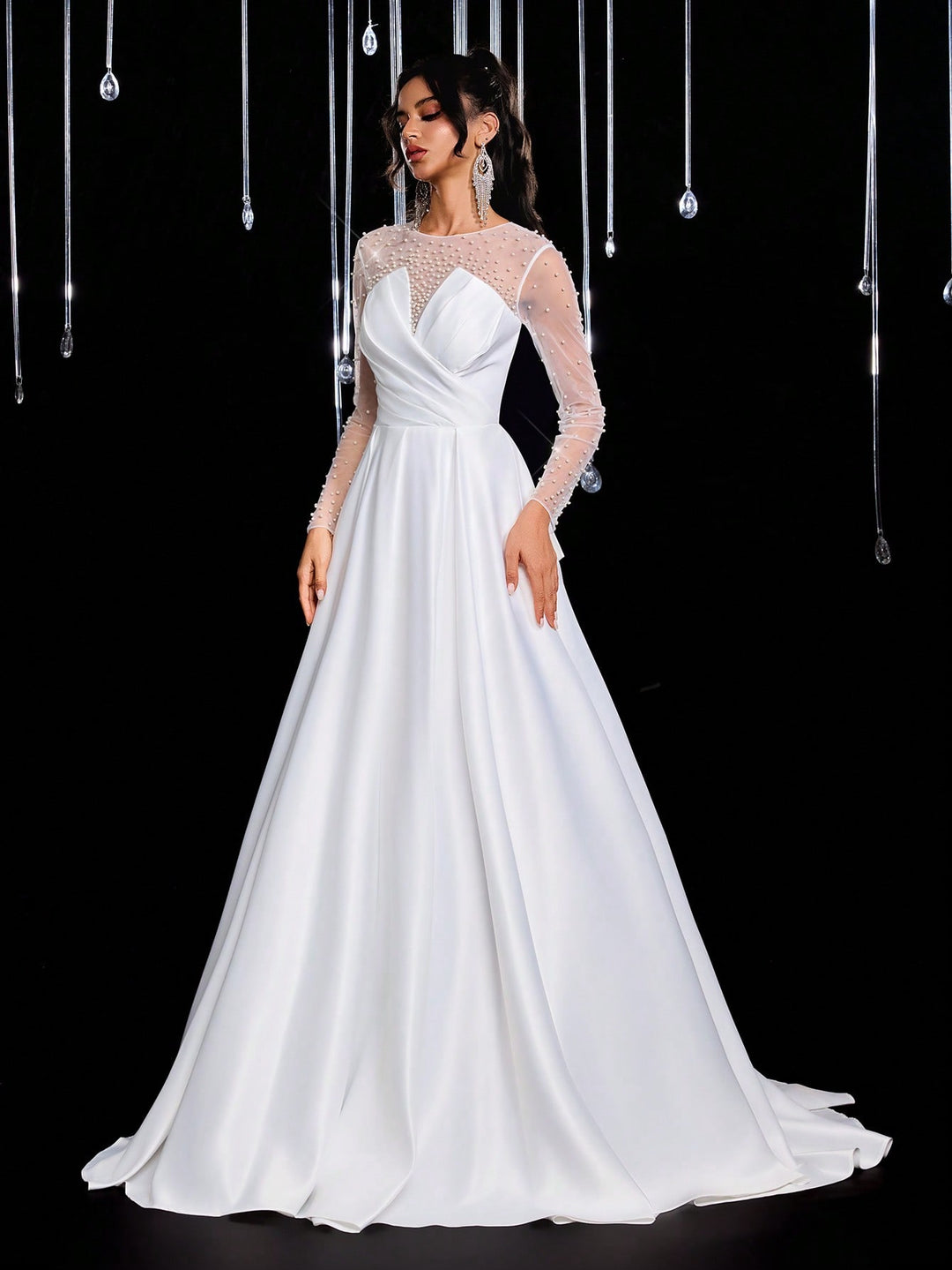 Rochie de mireasă SHEIN, bej