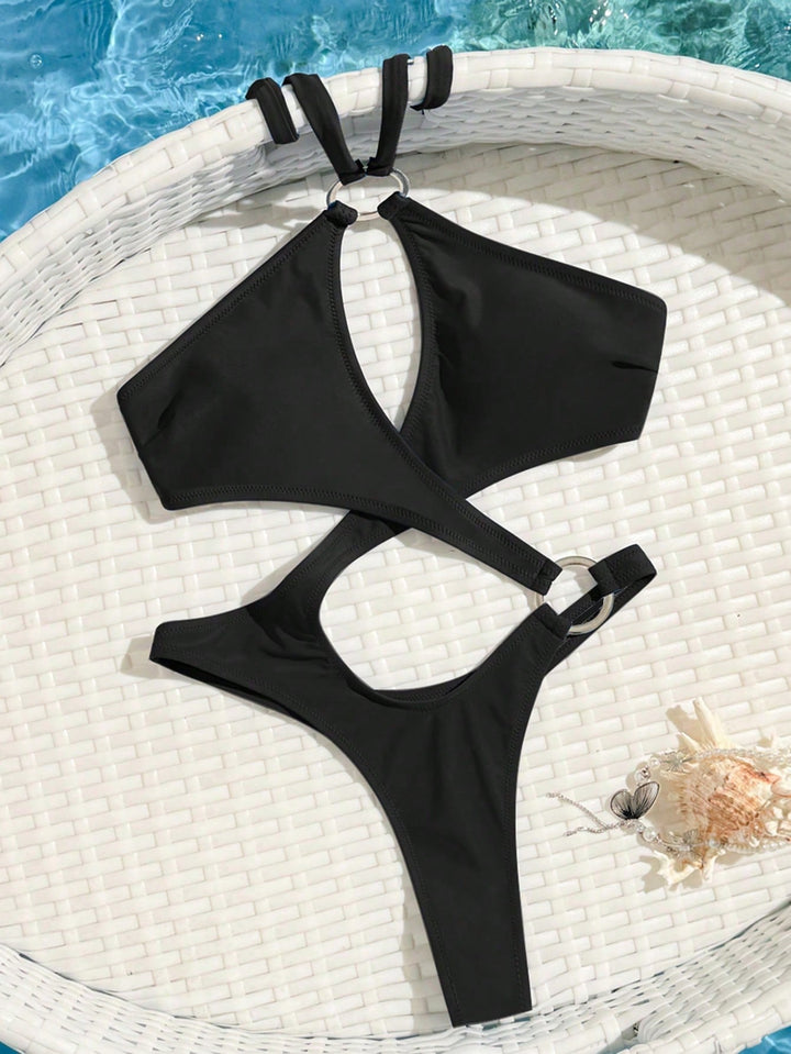 Costum de baie SHEIN, negru