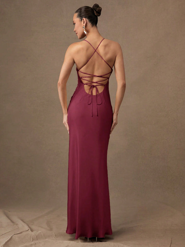 Rochie maxi SHEIN, roșu