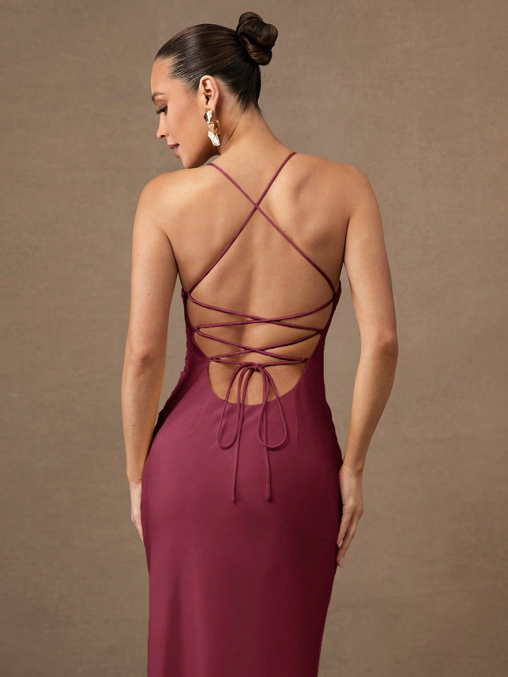 Rochie maxi SHEIN, roșu