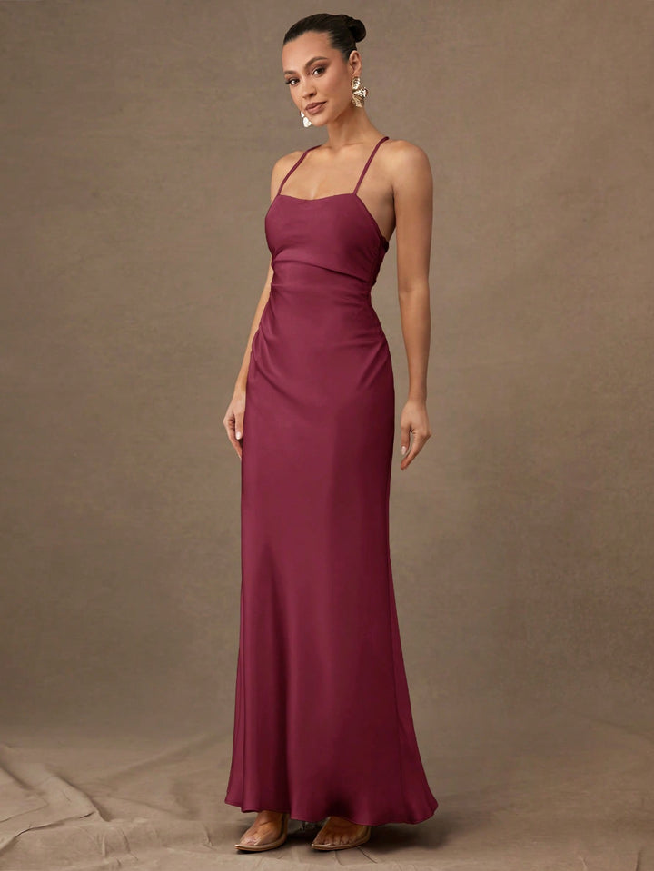 Rochie maxi SHEIN, roșu