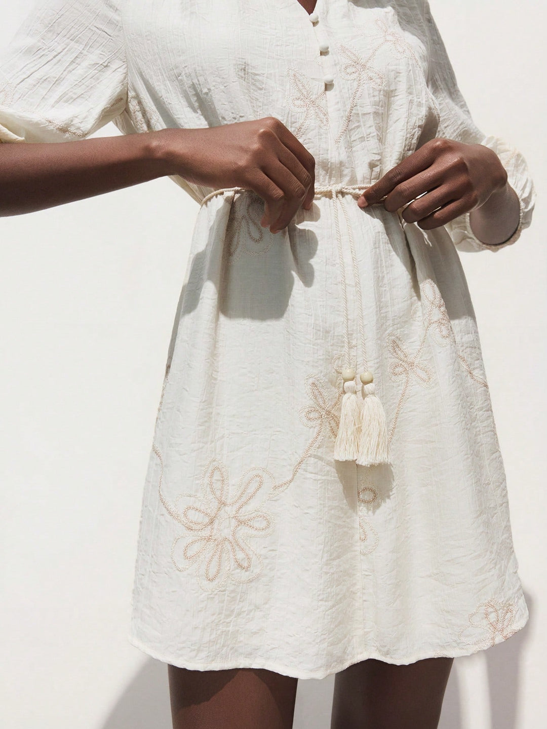 Rochie scurtă SHEIN, bej