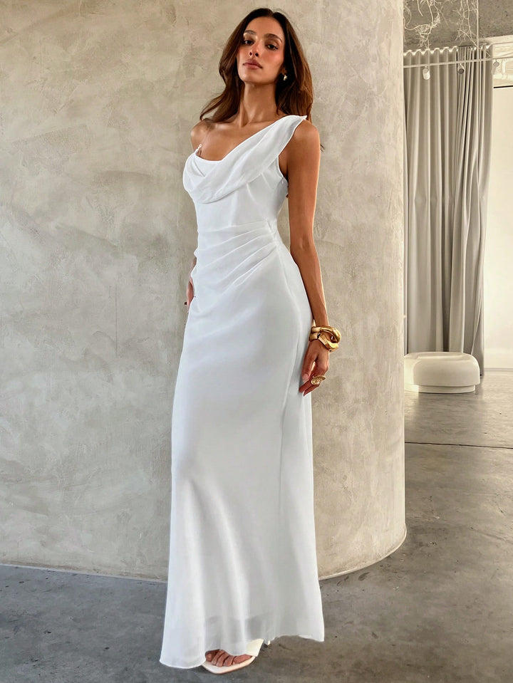 Rochie maxi SHEIN, alb