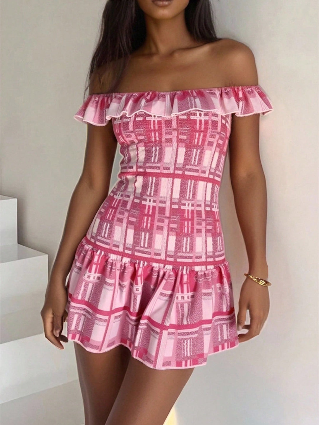 Rochie mini SHEIN, roz
