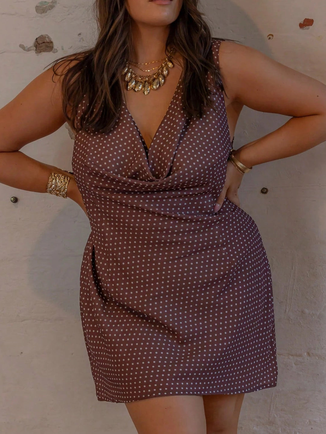 Rochiem mini Shein Curve+ , maro