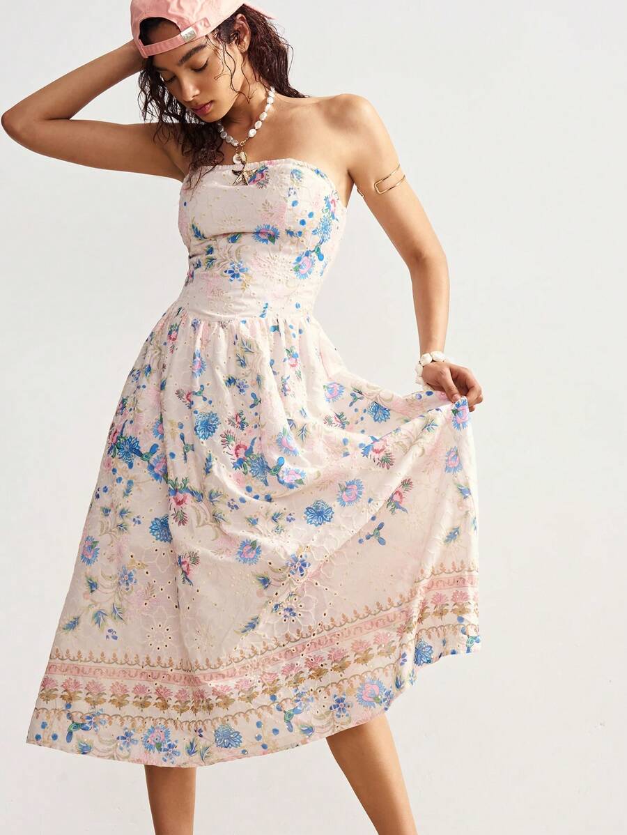 Rochie midi SHEIN, mix culori