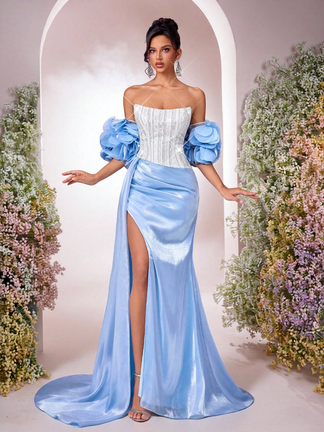 Rochie SHEIN, mix culori