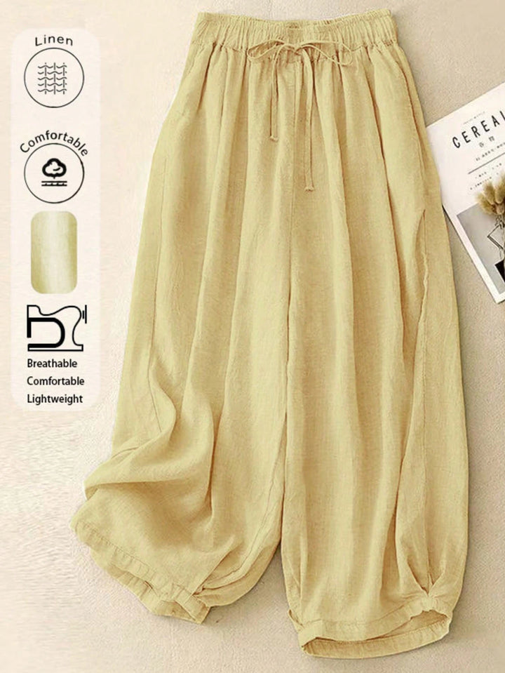 Pantaloni SHEIN, galben