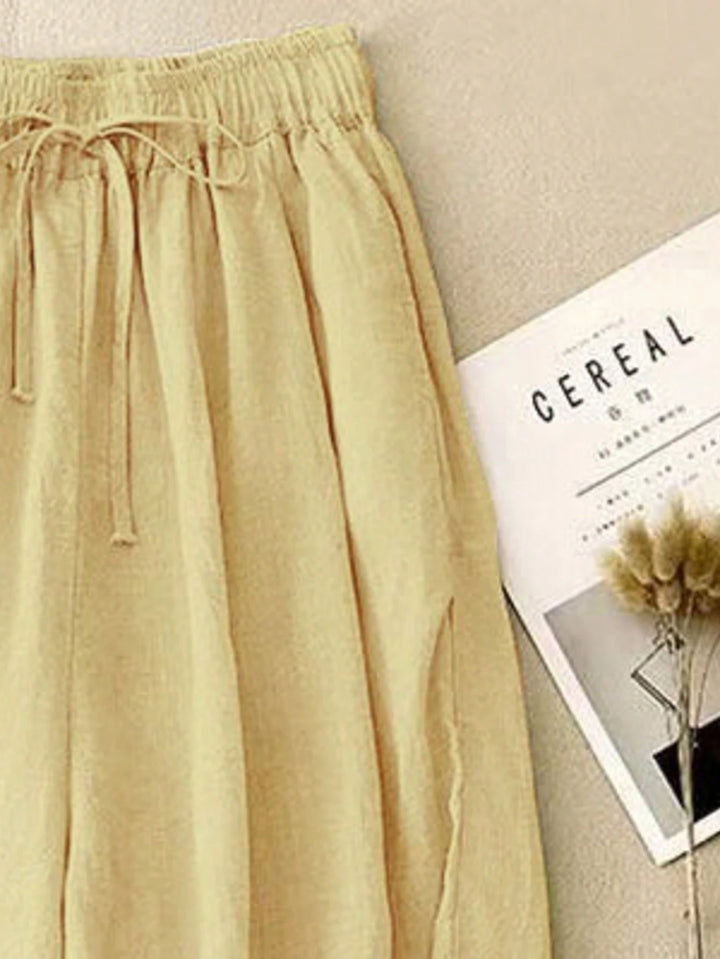 Pantaloni SHEIN, galben