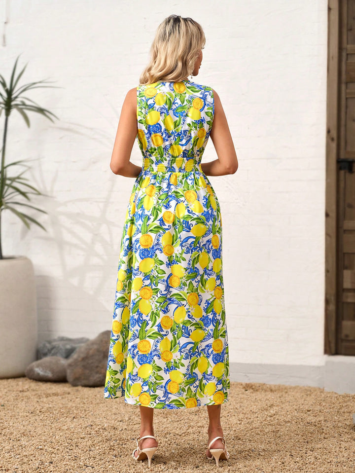 Rochie maxi SHEIN, mix culori