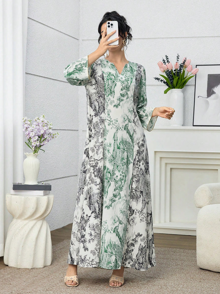 Rochie maxi SHEIN, mix culori